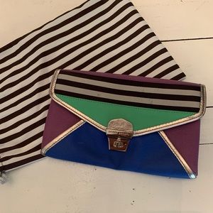 Henri Bendel Multicolored Clutch